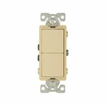 Eaton Wiring 7732V-BOX Switch Decorator Combination Sp 3-Way 15A 120/277V Ivory 032664664915 ,