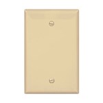 PJ13V Cooper Ivory 1 Gang Mid Size Wall Plate ,