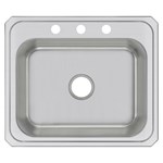 Cr25213 20 Gauge Stainless Steel 25X21.25X6.875 Single Bowl Top Mount Kitchen Sink ,