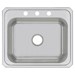Cr25213 20 Gauge Stainless Steel 25X21.25X6.875 Single Bowl Top Mount Kitchen Sink - ELKCR25213