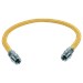 ProCoat 1/2 in. MIP x 1/2 in. MIP x 30 in. Stainless Steel Gas Connector 1/2 in. O.D. (77,100 BTU) - BRACSSD4430