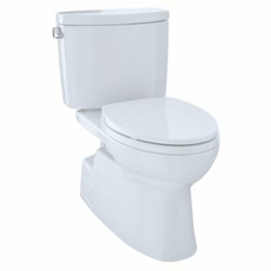 TOTO® Vespin® II Universal Height Elongated Skirted Toilet Bowl with CEFIONTECT, Cotton White - CT474CUFG#01 ,CT474CUFG#01