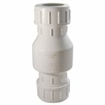 CV150 Check valve 1-1/2 in rubber slip connections ,