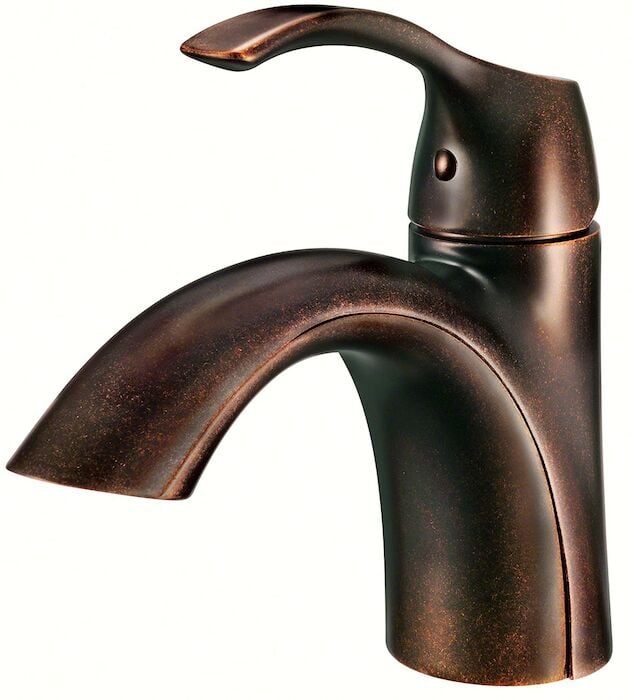 D222522BR BR ANTIOCH 1H LAVATORY FAUCET SINGLE HOLE MOUNT W/ 50/50 TOUCH DOWN DRAIN 1.2GPM TUMBLED BRONZE 