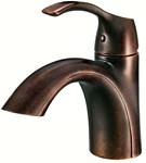 Antioch&#174; Single Handle Lavatory Faucet Single Hole Mount with 50/50 Touch Down Drain 1.2gpm Tumbled Bronze ,