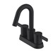 D301130BS Danze Amalfi 2H Centerset Lavatory Faucet w/ 50/50 Touch Down Drain 1.2gpm Satin Black - GERD301130BS