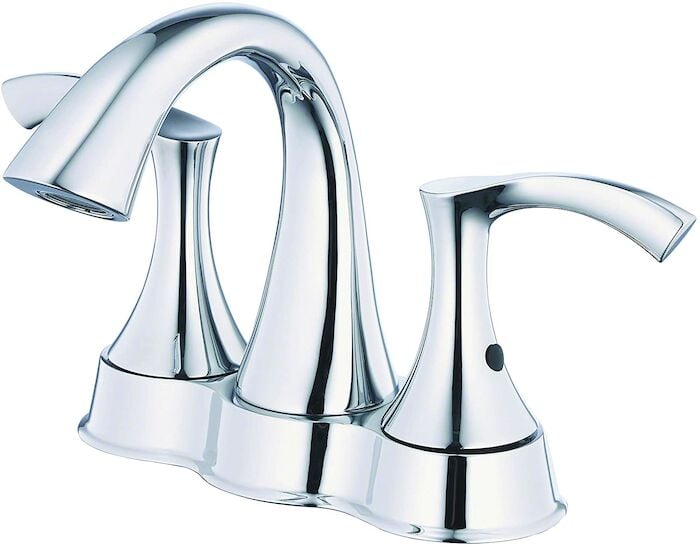 D301122  Antioch 2H Centerset Lavatory Faucet w/ 50/50 Touch Down Drain 1.2gpm Chrome 