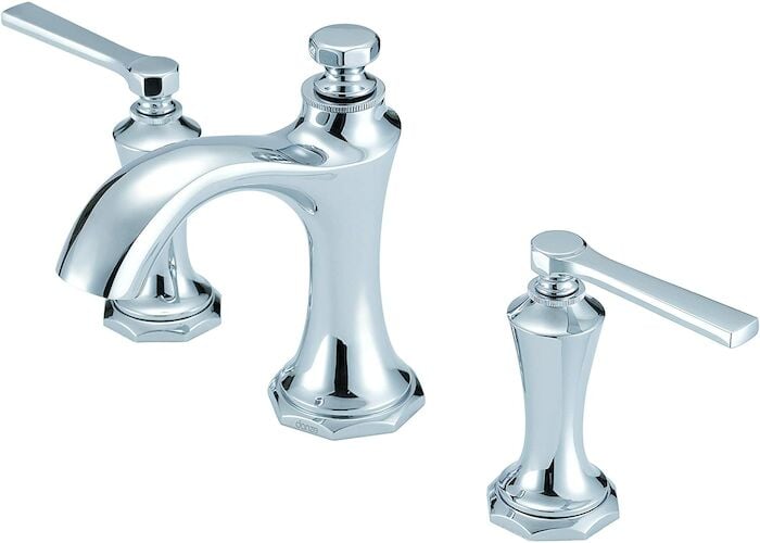 D304128  Draper 2H Widespread Lavatory Faucet w/ Metal Pop-Up Drain 1.2gpm Chrome 