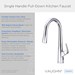 Vaughn 1H Pull-Down Kitchen Faucet w/ Snapback 1.75gpm Chrome - GERD454419