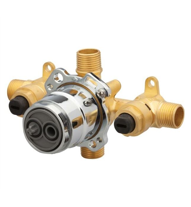 G00GS505S  Treysta Tub & Shower Valve- Horizontal Inputs WITH Stops- IPS/Sweat 