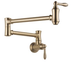 Delta Other: Traditional Wall Mount Pot Filler ,1177LF-CZ