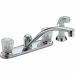 Delta 2100 / 2400 Series: Two Handle Kitchen Faucet with Spray ,2402LF,2402LF,2402LF