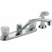 Delta 2100 / 2400 Series: Two Handle Kitchen Faucet with Spray - DEL2402LF