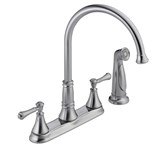 Delta Cassidy™: Two Handle Kitchen Faucet with Spray ,2497LF-AR,2497LF-AR