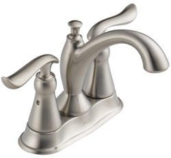 Delta Linden™: Two Handle Centerset Bathroom Faucet ,2594SSMPUDST