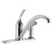 Delta 134 / 100 / 300 / 400 Series: Single Handle Kitchen Faucet with Integral Spray - DEL300DST