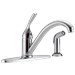 Delta 134 / 100 / 300 / 400 Series: Single Handle Kitchen Faucet with Spray - DEL400DST