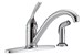 Delta 134 / 100 / 300 / 400 Series: Single Handle Kitchen Faucet with Spray - DEL400DST