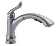 Delta Linden™: Single Handle Pull-Out Kitchen Faucet ,4353ARDST
