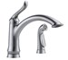 Delta Linden™: Single Handle Kitchen Faucet with Spray - DEL4453ARDST