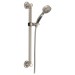 Delta Universal Showering Components: ActivTouch&amp;#174; 9-Setting Hand Shower with Traditional Slide Bar / Grab Bar - DEL51900SS