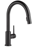 Delta Trinsic&#174;: Single Handle Pull-Down Kitchen Faucet ,9159-BL-DST,9159BLDST
