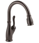 Delta Leland&#174;: Single Handle Pull-Down Kitchen Faucet with ShieldSpray&#174; Technology ,9178RBDST,green,DELTA GREEN