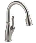 Delta Leland&#174;: Single Handle Pull-Down Kitchen Faucet with ShieldSpray&#174; Technology ,9178-SP-DST,34449825207,9178SPDST