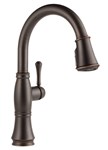 Delta Cassidy™: Single Handle Pull-Down Kitchen Faucet with ShieldSpray&#174; Technology ,9197-RB-DST,9197RBDST
