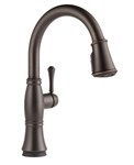 Delta Cassidy™: Single Handle Pull-Down Kitchen Faucet with Touch2O&#174; and ShieldSpray&#174; Technologies ,9197T-RB-DST