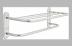 43024 Commercial Other 24In Brs Towel Shelf With One Bar Concealed Mounting Polished Chrome ,43024