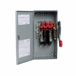 DH221NRK Eaton 3 PH 30 Amps 240/250 Volts Fused Disconnect ,DH221NRK