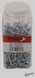 5-SCR81 Hex Head Sheet Metal Screws 1 (500 Pack) ,6846HTX,5SCR81,82002574