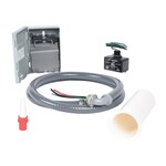MSK003-6 Mini-Split Install Kit, Inc. Whip, Disconnect, Surge Protector, Drain Line Adapter &amp; Wall Sleeve Fitting ,