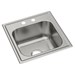 Dayton Stainless Steel 20&amp;quot; x 20&amp;quot; x 10-1/8&amp;quot;, 2-Hole Single Bowl Drop-in Laundry Sink - ELKDPC12020102