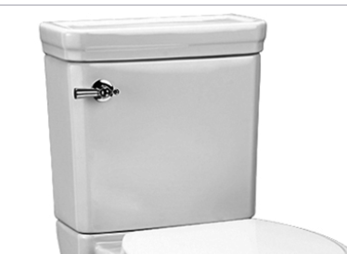 Fitzgerald 1.28 gpf Toilet Tank- Canv White DXV TANKS