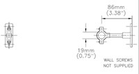 Commercial Instit Parts: 3/4&quot; Diameter Split Ring Hanger ,