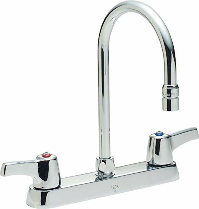 26C3943 Commercial 26C3 Two Handle 8In Ct Deck Mount Faucet 