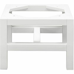 E444-ST15-GW Addison 15 Wooden Stand For Grand Tower Hutch Glossy White ,