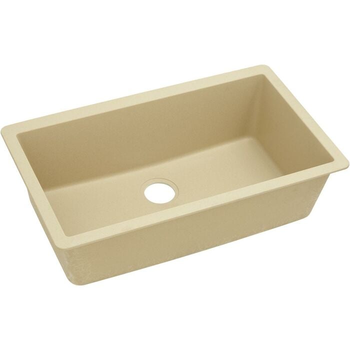 ELGRU13322SD Sand Quartz CLSIC 33 X 18.4375 X 9.4375 SINGLE BOWL UNDERMOUNT KITCHEN SINK 