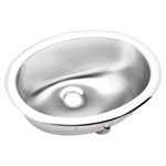 Llvr1310 18 Gauge Stainless Steel 16x12.5x5.8125 Single Bowl Top Mount Bathroom Sink 