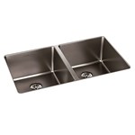 ELUHH3118TPD Elkay Lustertone Iconix Stainless Steel 32-3/4 x 19-1/2 x 9 Double Bowl Undermount Sink with Perfect Drain ,