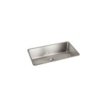 ELUHH3017TPD Elkay Lustertone Iconix Stainless Steel 32-1/2 x 19-1/2 x 9 Single Bowl Undermount Sink with Perfect Drain ,