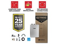 180000 BTU 9.8 gpm Noritz NG Residential Water Heater ,EZTR,EZTR50