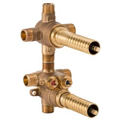 D35005523S.191 DXV Unfinished 1/2In Thm W/ 3-Way Diverter (Shared) DXV FAUCETS VALVES