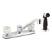 Maxwell SE 2H Kitchen Faucet w/ Acrylic Handles Spray &amp;amp; 8&amp;quot; D-Tube Spout 1.75gpm Chrome - GERG0042211W