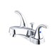 Maxwell SE 2H Centerset Lavatory Faucet w/ Metal Lever Handles &amp;amp; Metal Pop-Up Drain 1.2gpm Chrome - GERG0043165W
