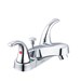 Maxwell SE 2H Centerset Lavatory Faucet w/ Metal Lever Handles &amp;amp; Metal Pop-Up Drain 1.2gpm Chrome - GERG0043165W