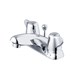 G0043165 Gerber Maxwell Polished Chrome ADA LF 4 Centerset 3 Hole 2 Handle Bathroom Sink Faucet 1.2 gpm - GERG0043165