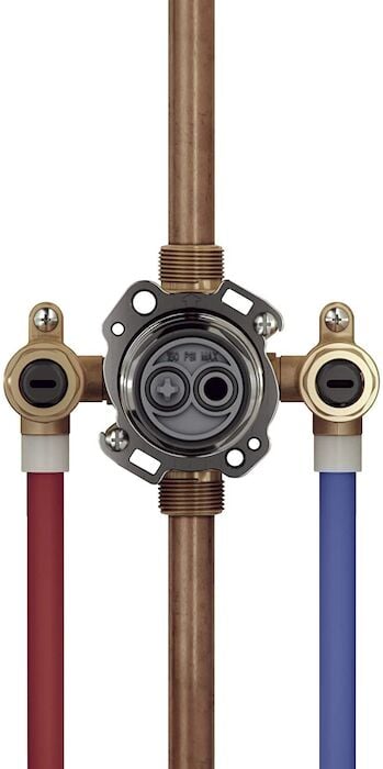 G00GS527S  Treysta Tub & Shower Valve- Vertical Inputs WITH Stops- Cold Expansion Pex 